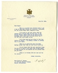Franklin D. Roosevelt Letter Signed to His Physical Therapist Helena Mahoney, Who Famously Helped FDR Continue a Political Career After His Polio Diagnosis